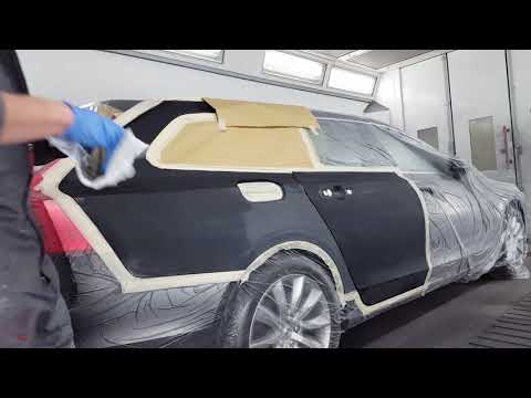 Painting a car with Standox Standoblue and extreme clearcoat