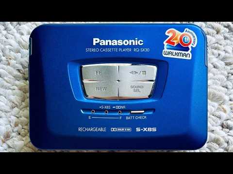 PANASONIC RQ SX30 Walkman Cassette Player, Near Mint Blue ! Tested