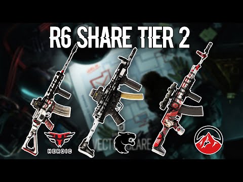 Anime Skins? First Look At Y7S2 VECTOR GLARE R6 SHARE SKINS Tier 2 - Pro Teams skins- Rainbow6 Siege