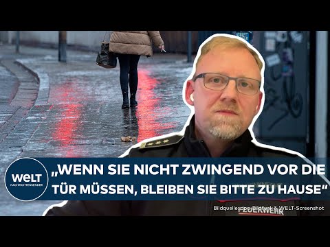 GLATTEIS IM SAARLAND: "Deutliche Vorsicht geboten!" Keine Entwarnung des Katastrophenschutzes