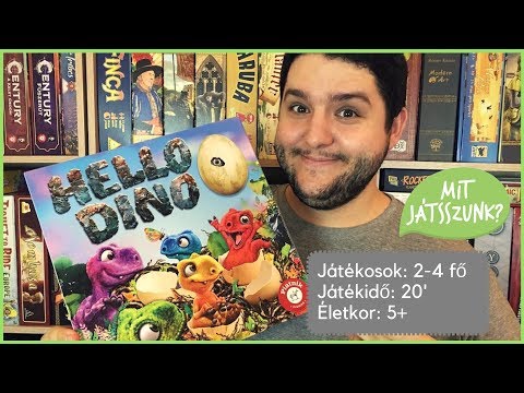 Hello Dino Játékbemutató - Mit Játsszunk?