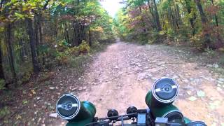 preview picture of video 'Mill Creek ATV Trail ride to Bluff 10-28-13'