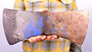 Polishing A Rusty AXE