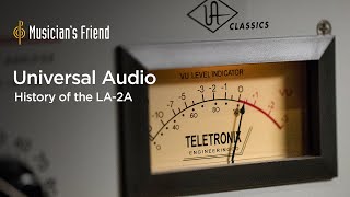 Video thumbnail for History of the Universal Audio LA-2A Leveling Amplifier with CEO Bill Putnam Jr. by Musician's Friend