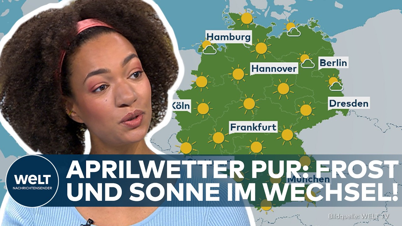DEUTSCHLAND: Frost im Osten, Sonne im Westen! Aprilwetter bringt große Temperaturunterschiede!