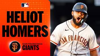 Heliot Ramos crushes his first home run of the season for the Giants! ???? | MLB Highlights