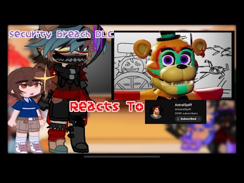 Security Breach DLC reacts to Pre-Release SB || FNaF