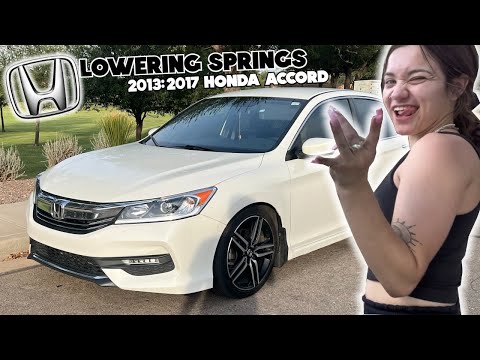 INSTALLING LOWERING SPRINGS ON A 2013-2017 HONDA ACCORD!!!