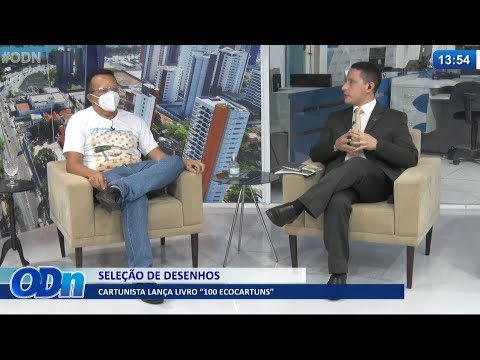 Cartunista Jota A lança livro 100 EcoCartuns 04 06 2021