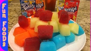 How to Make Glowing Kool-Aid Ice Cubes | Glow in the Dark Ice Cubes