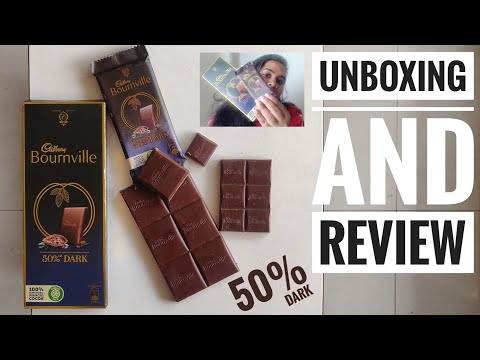 CADBURY BOURNVILLE 50% Dark Chocolate | Bournville series | Unboxing and Review
