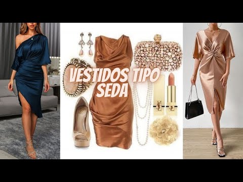 VESTIDOS TIPO SEDA LOOKS PARA DIFERENTES EVENTOS💫💥SILK TYPE DRESSES LOOKS FOR DIFFERENT EVENTS💯