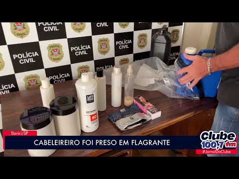 BARIRI: CABELEIREIRO É PRESO EM FLAGRANTE