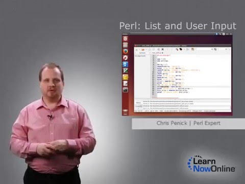 List and User Input - Perl Preview (2 of 3)