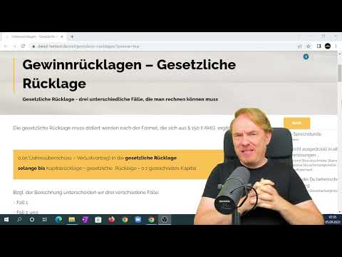 Klausurtipp 2 Bilanzbuchhalter - gesetzliche Rücklage - Positionen Eigenkapital