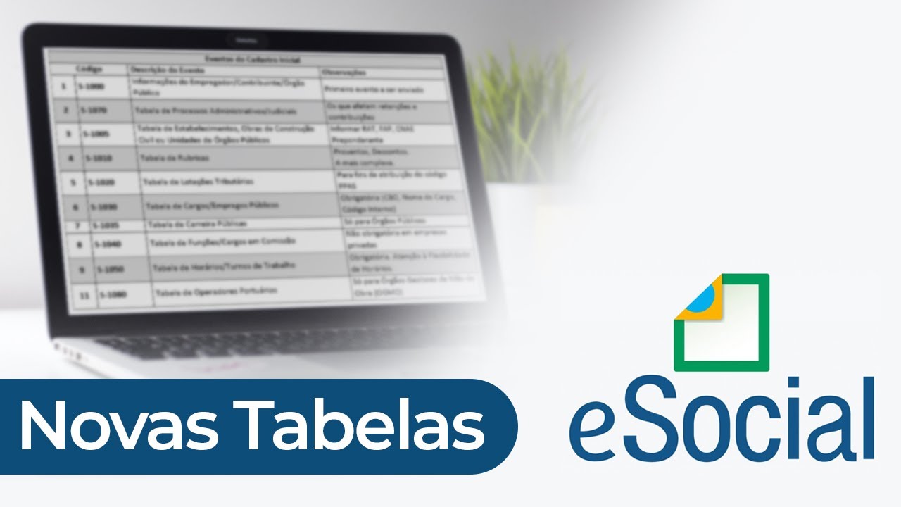 Entendendo as tabelas do novo eSocial SST