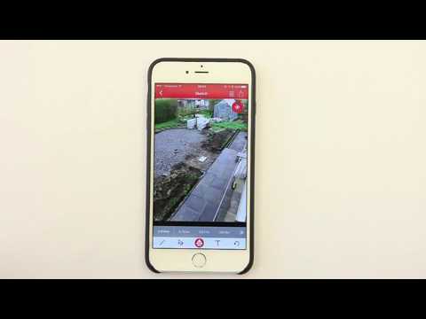 Leica DISTO Sketch App - How to sketch in a photo