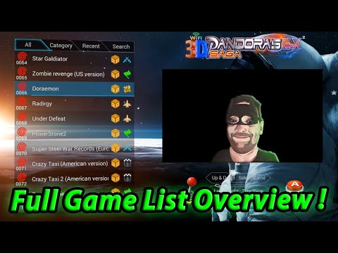 Pandora's Box Saga 3D - 10888 - 128gb - Full Game List