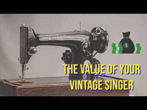What is the value of your vintage Singer sewing machine?