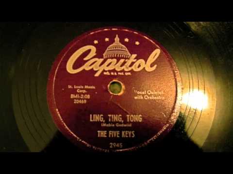 The Five Keys - Ling Ting Tong 78 rpm!