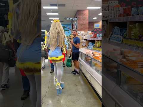 drag queen gets hit on by STRAIGHT MAN at Trader Joe’s