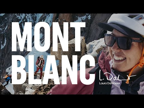 Laura Dahlmeier Climbing The Pilier Rouge Du Brouillard | adidas TERREX