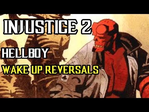 Injustice 2 - Hellboy - Hard knockdowns & Wake Up Reversals