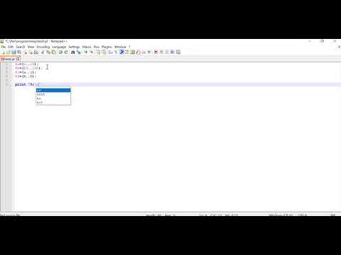 Perl- Sequential Number Arrays in Tamil