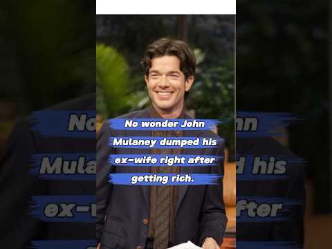 No wonder John Mulaney dumped his ex-wife right after getting rich#celebrity #johnmulaney #foryou