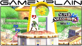 Smash Bros Wii U: Delfino Plaza (1080p Direct Feed Gameplay)