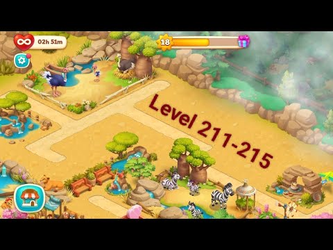 Gameplay Wildscapes Level 211-215