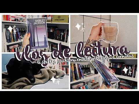 ? VLOG DE LEITURA #19 | lendo A Assombrao na Casa da Colina, muitos unboxings e bizarrices ?