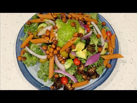 How to Make Tasty Kale Salad 4 Everyone| Flavorful & Dried Cherries| Alkaline Vegan| iamLindaElaine