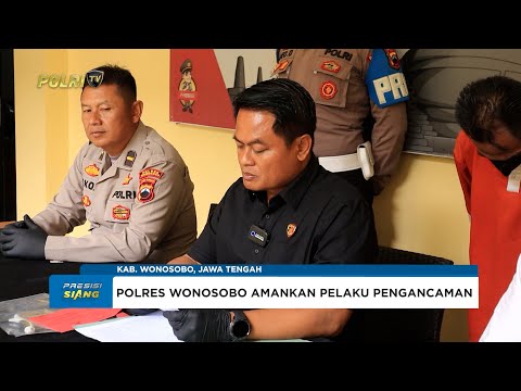 POLRES WONOSOBO AMANKAN PELAKU PENGANCAMAN TERHADAP ISTRI SENDIRI