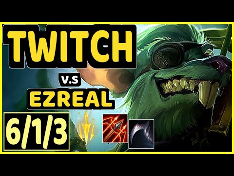 ACHUU (TWITCH) vs EZREAL - 6/1/3 KDA BOTTOM ADC GAMEPLAY - EUW Ranked MASTER