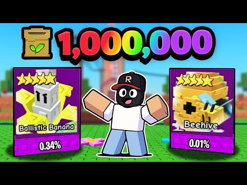 I SPENT 1,000,000 SEEDS For THE NEW BEE BLOOM UNITS (Garden Tower Defense)