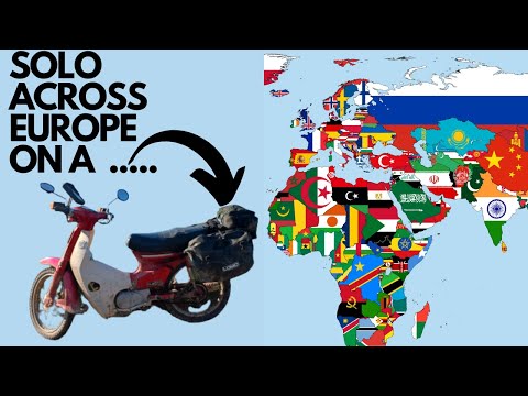 SOLO Across Europe and beyond on a Honda c90! EP 1.Part 1