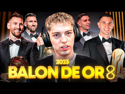 DAVOO XENEIZE REACCIONA A MESSI Y AL DIBU MARTINEZ EN EL BALON DE ORO (2023)