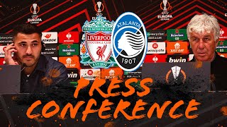 UEL andata QF | Liverpool-Atalanta | La conferenza stampa di Gasperini e Kolašinac