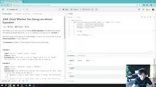 Download the video "LeetCode 2068. Check Whether Two Strings are Almost Equivalent"