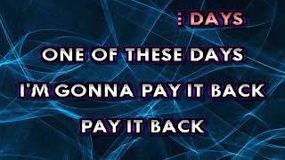 Elvis Costello karaoke - Pay It Back