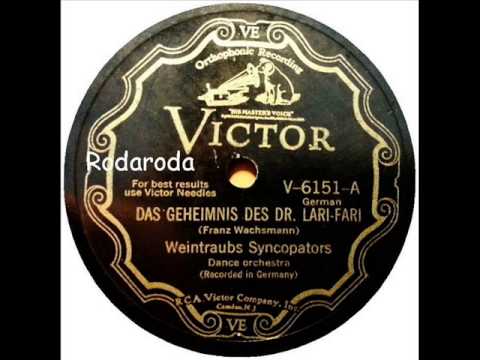 Das Geheimnis des Dr  Lari Fari   Weintraubs Syncopators