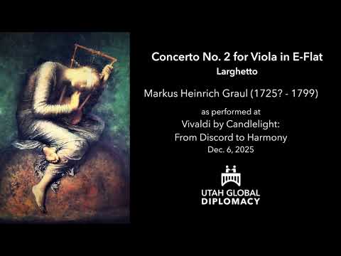9 Concerto No. 2 for Viola in E-Flat Larghetto by Markus Heinrich Graul (1725? - 1799)