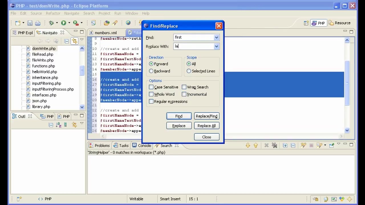 PHP: Appending Elements to XML with DOM