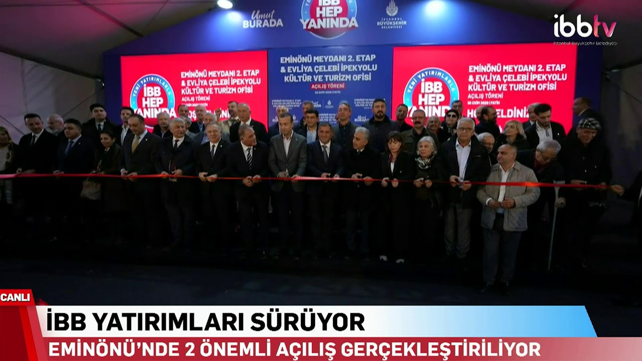EMİNÖNÜ MEYDANI GÜZELLEŞMEYE DEVAM EDİYOR.