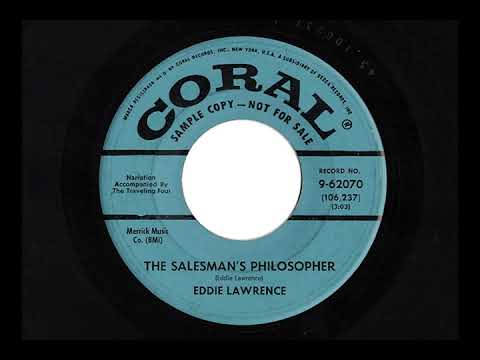 EDDIE LAWRENCE "THE SALESMAN'S PHILOSOPHER"