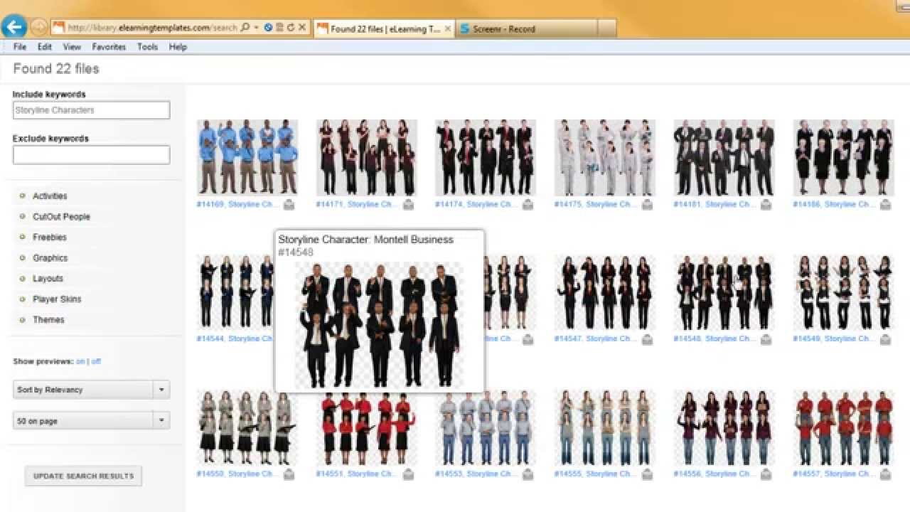 Using Storyline Character Sets from eLearning Brothers