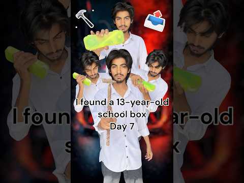 I found a 13-year-old school box Day 7 #shorts || anas 4u shorts ||