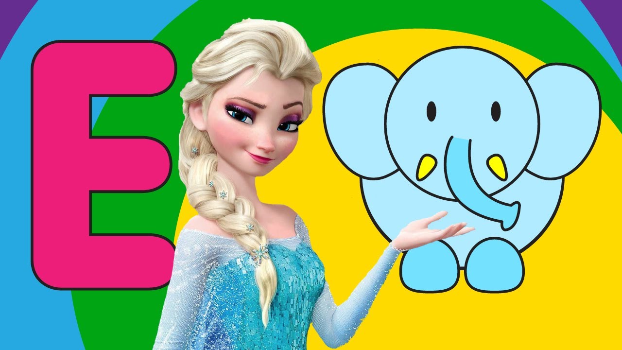 Learn the Alphabet Coloring Page - Letter E - Educational Video