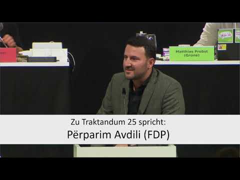Motion zur Abschaffung der Einbürgerungsgebühren - Përparim Avdili, Gemeinderat  Zürich, 25.11.2020